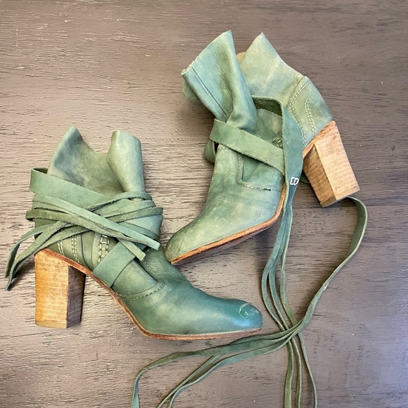 Free People Shoes - AQUA green color FREE PEOPLE boots